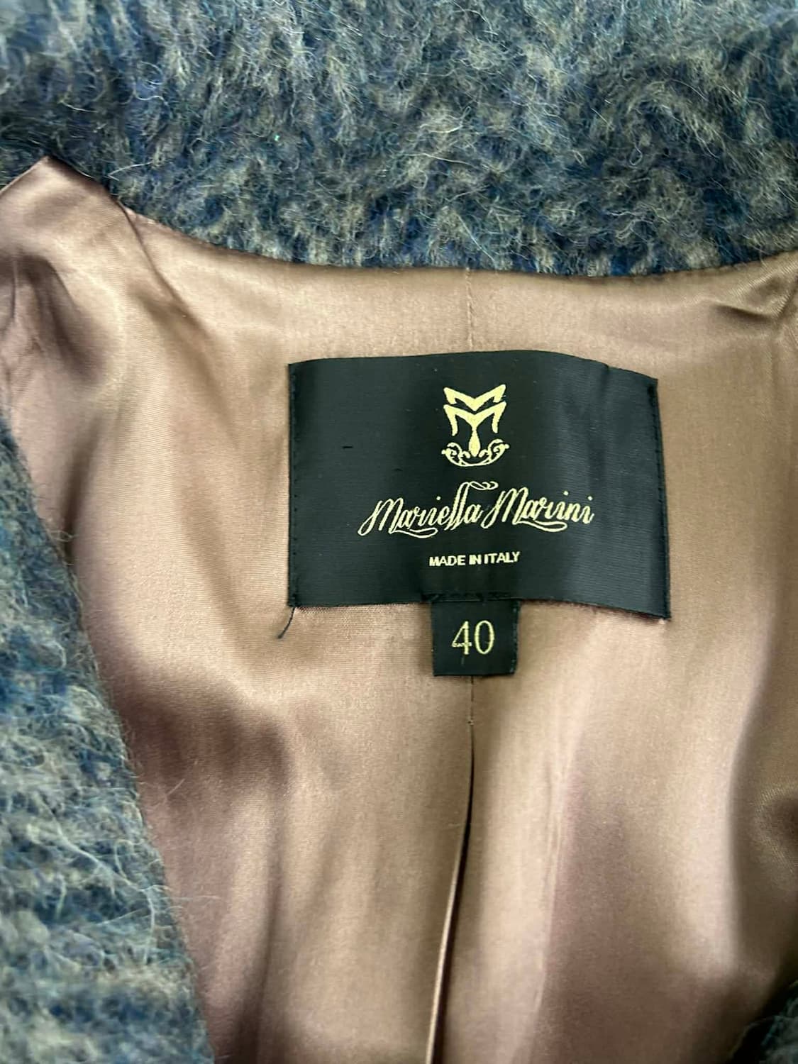 [55] 마리엘라 마리니 한정판 헤링본 알파카 혼방 코트 상품이미지4