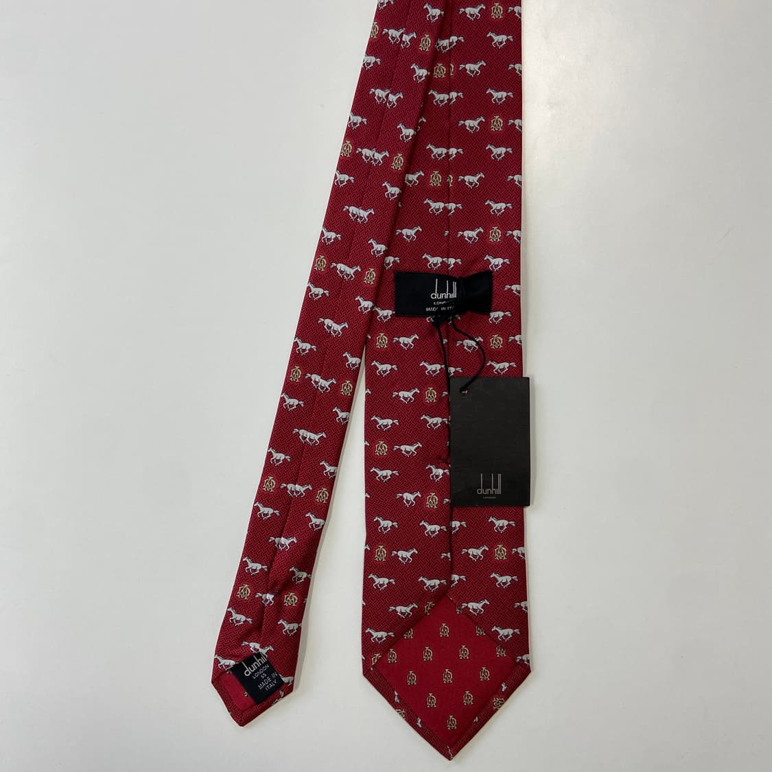 미사용품 택달린 던힐(dunhill) 명품 정품 넥타이 8.2cm 상품이미지2