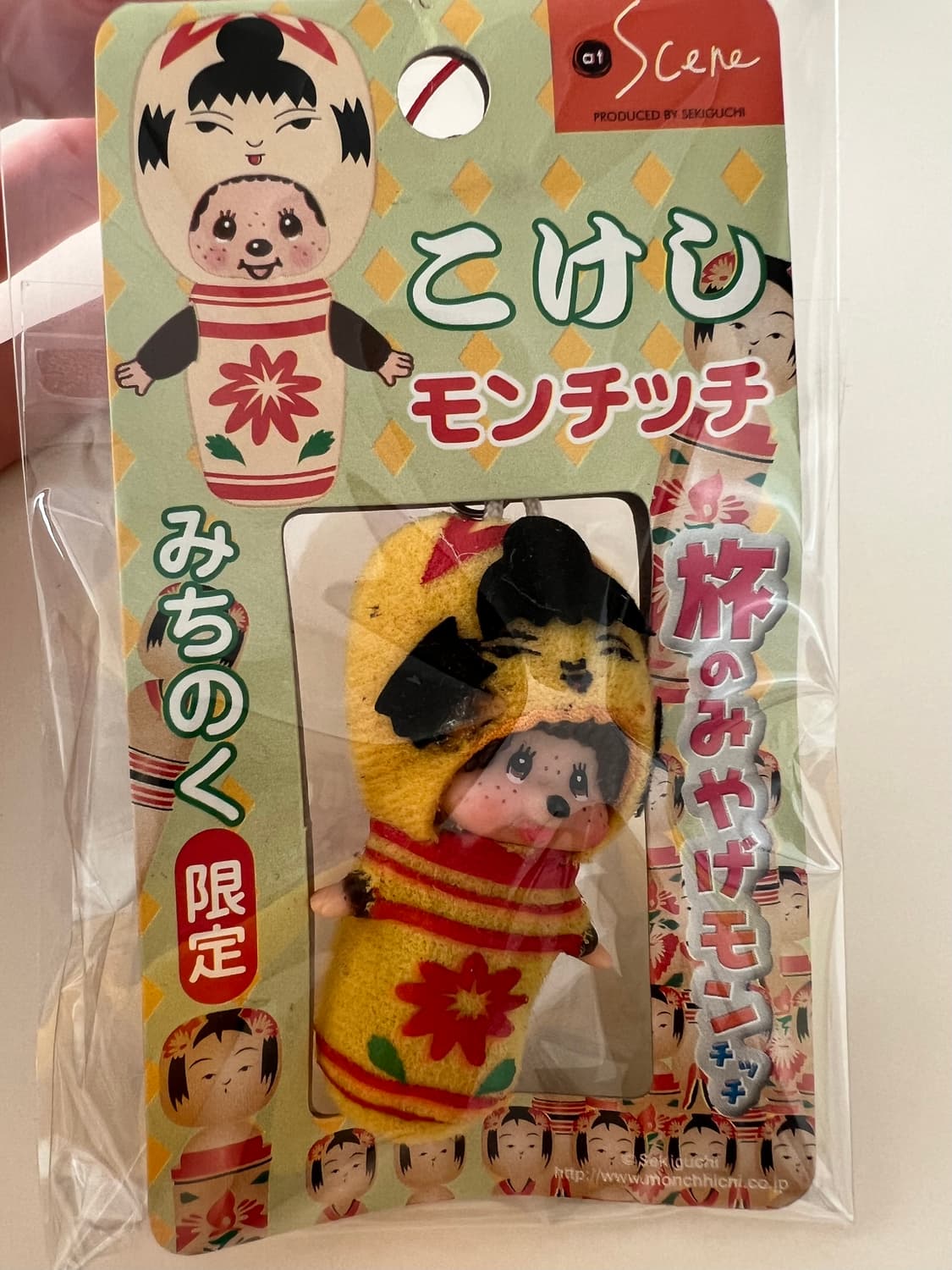 목각 인형 몬치치 스트랩 지역한정 고전 몬치치 상품이미지2