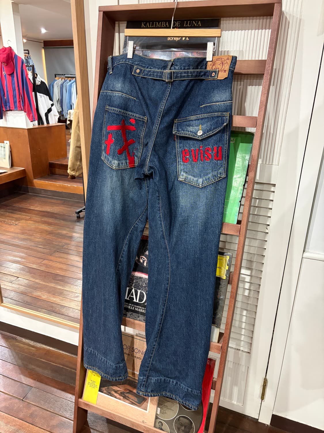 Evisu 에비수 재팬 자수 엔지니어드 데님팬츠 36 상품이미지1