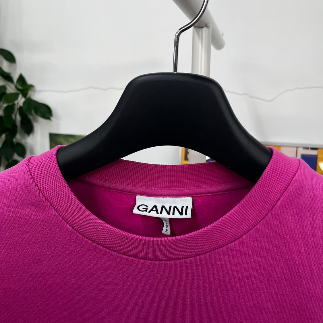 가니 프린팅 맨투맨 새상품 XS 상품이미지3