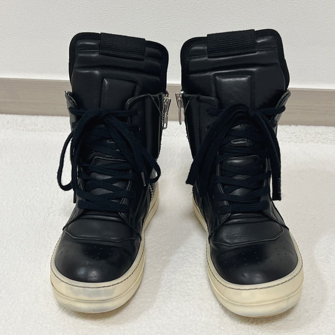 릭오웬스 14SS 지오바스켓 모노크롬 LPO 검검흰 상품이미지3