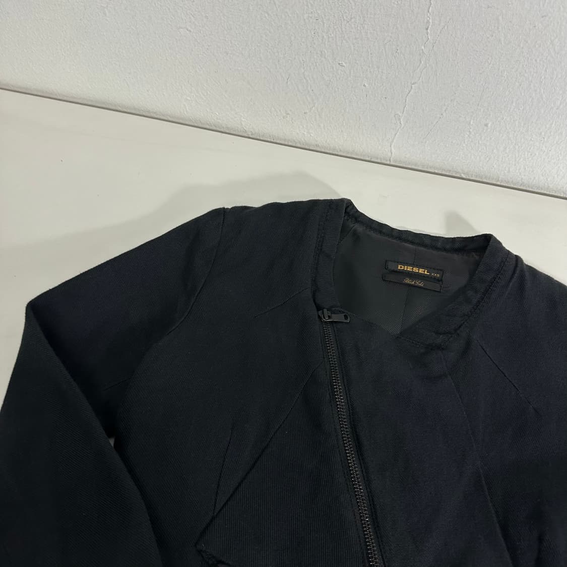 XXS 디젤 DIESEL BLACK GOLD 논카라 크롭자켓 상품이미지2