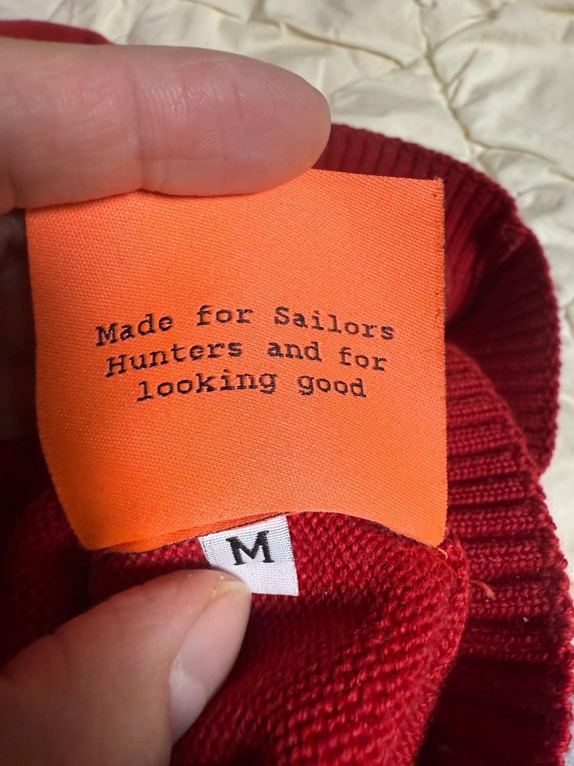 안데르센 안데르센 빨간 니트 M 9만5천원 상품이미지8