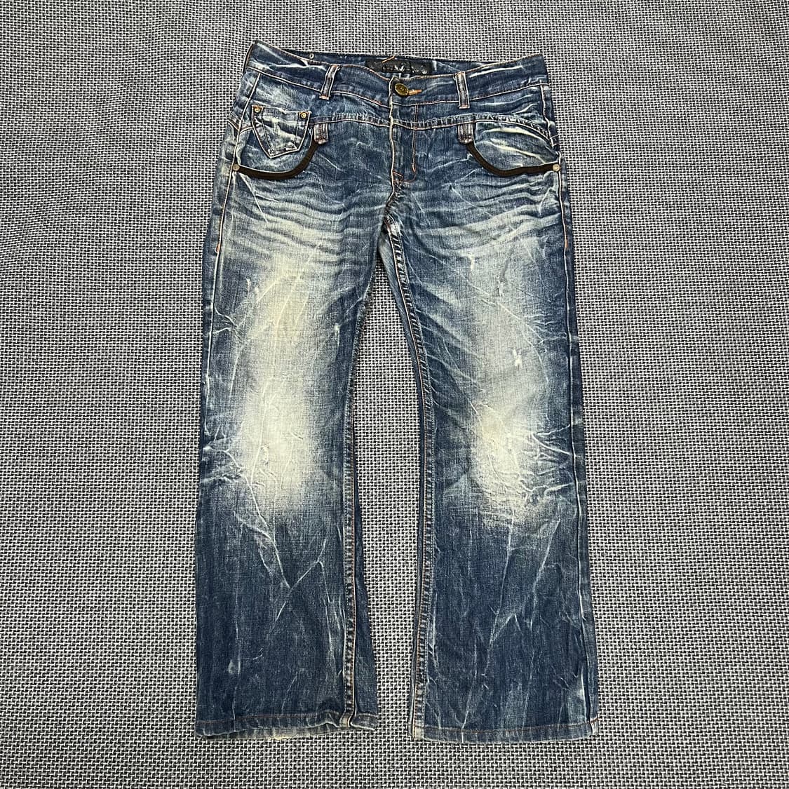 레드페퍼 빈티지 워싱 데님팬츠 상품이미지1