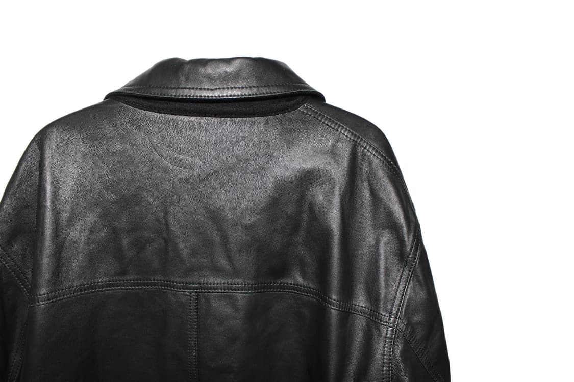 1990s Aquascutum 아쿠아스큐텀 램스킨 레더 카코트 상품이미지8