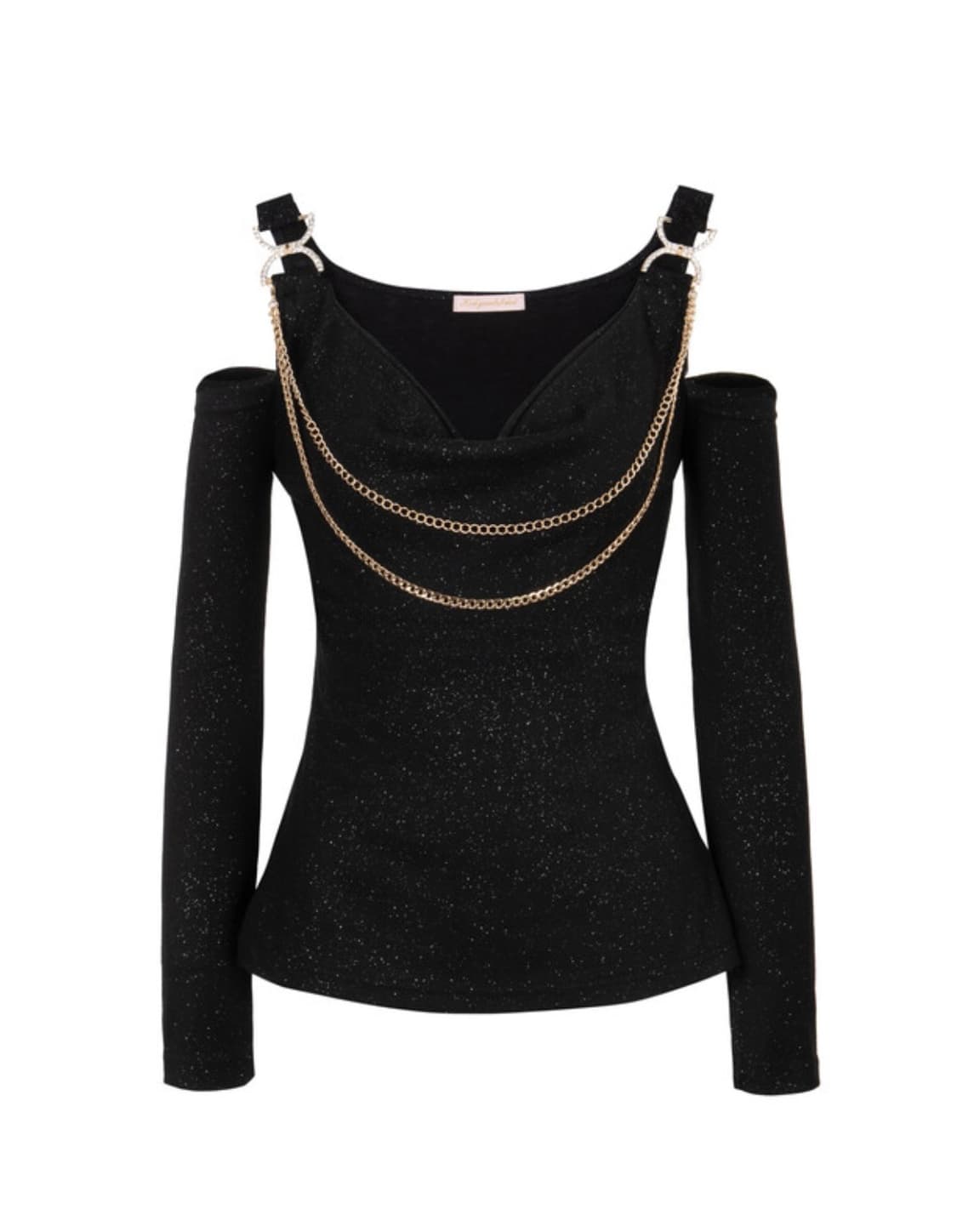 베메클 베이비메탈클럽 샤이니 돌 탑 블랙 갸루 오네갸루 상품이미지1