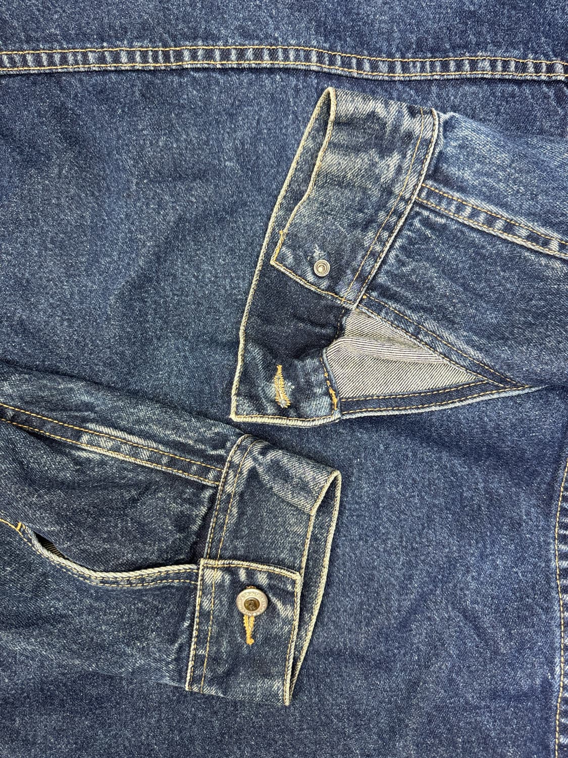 빈티지 90s 팻팜 PHAT FARM 데님 자켓 XL 상품이미지9