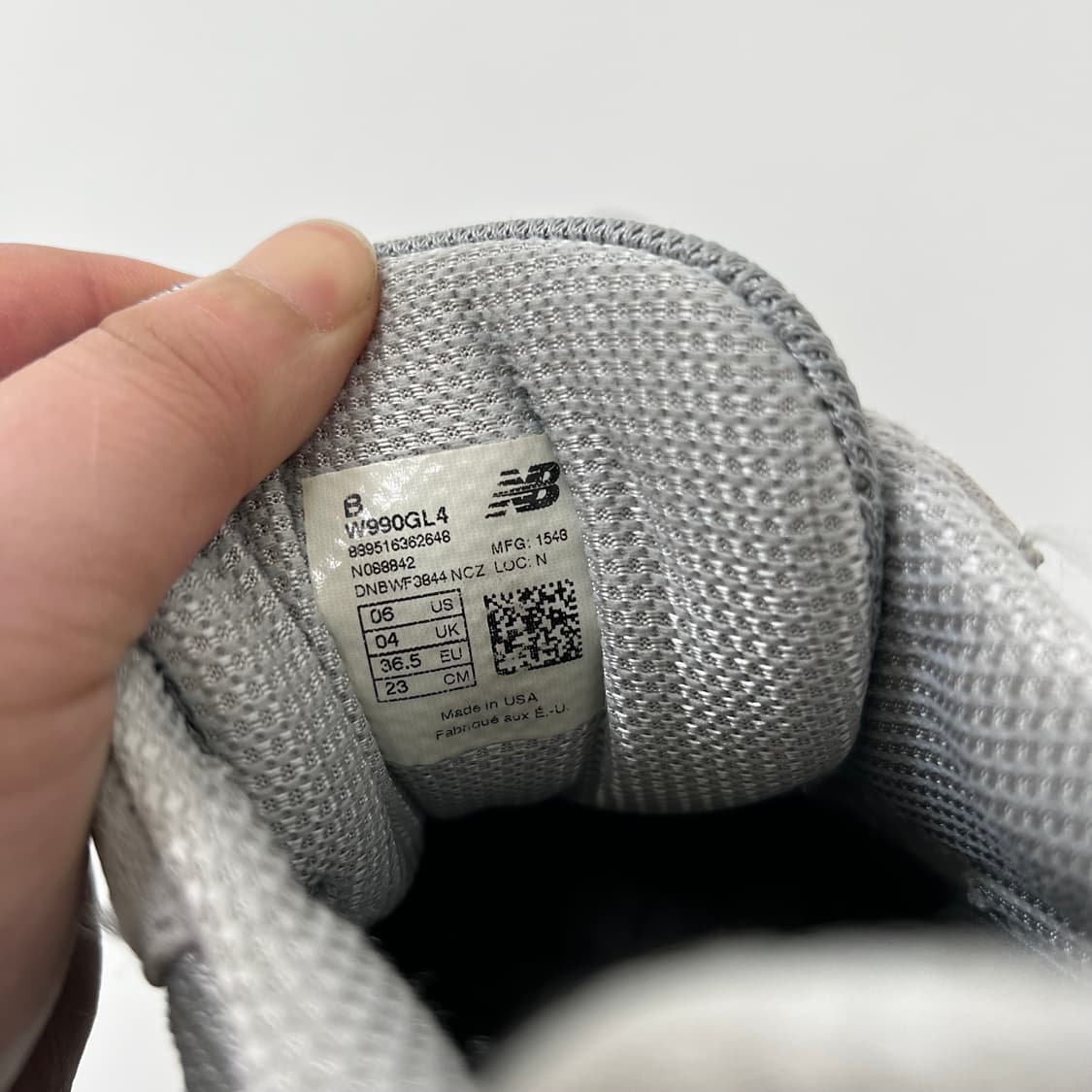 NB 뉴발란스 USA 990 V4 그레이 상품이미지8