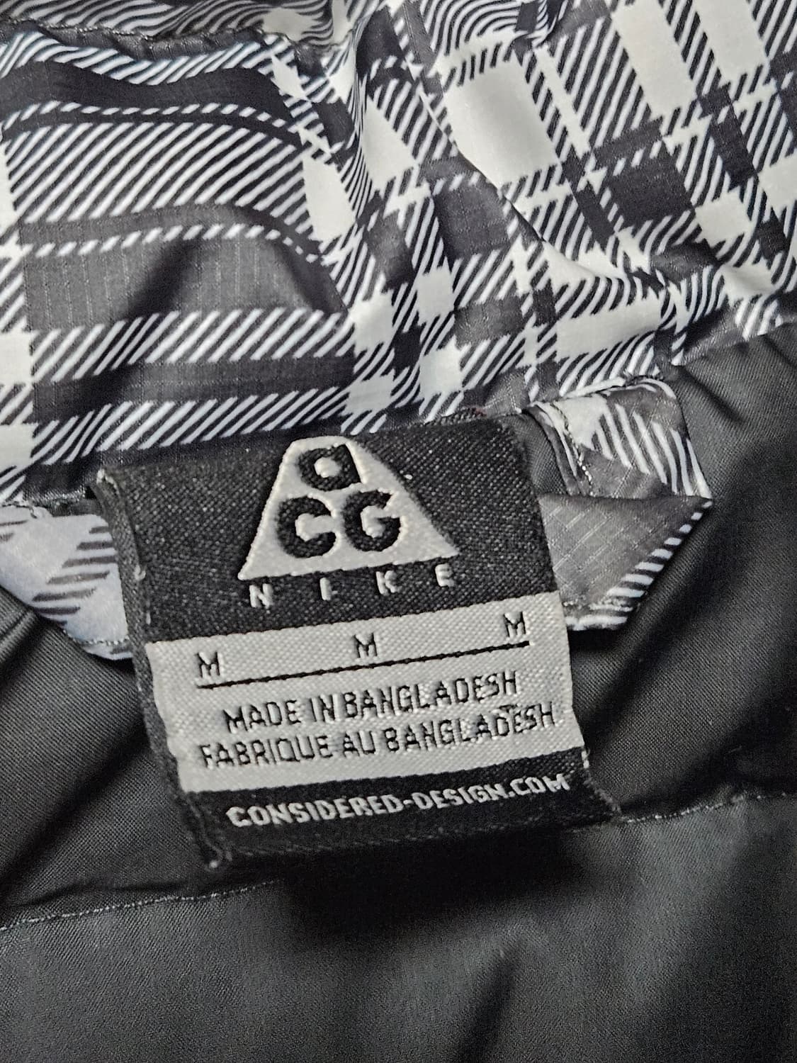 나이키 acg 체크 남성 경량 패딩/구스 상품이미지3