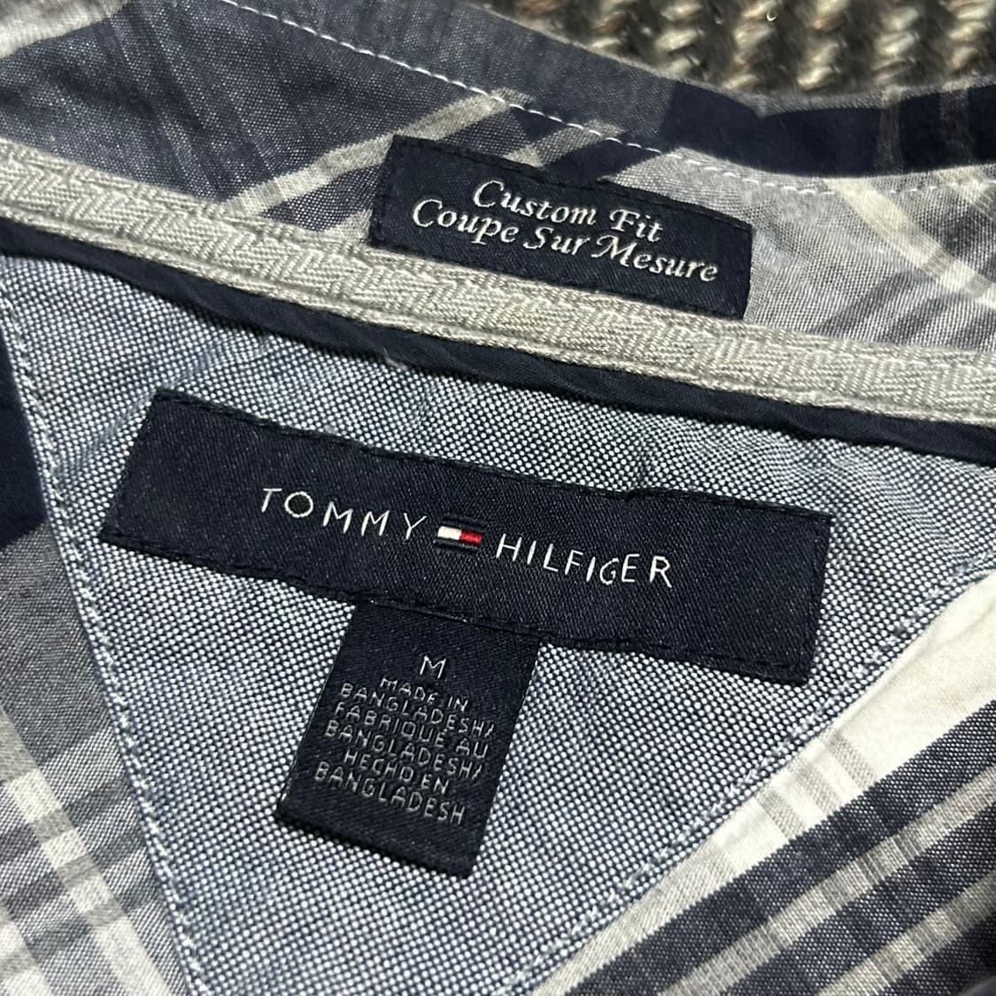 [M] Tommy 타미힐피거 코튼 체크셔츠 상품이미지5