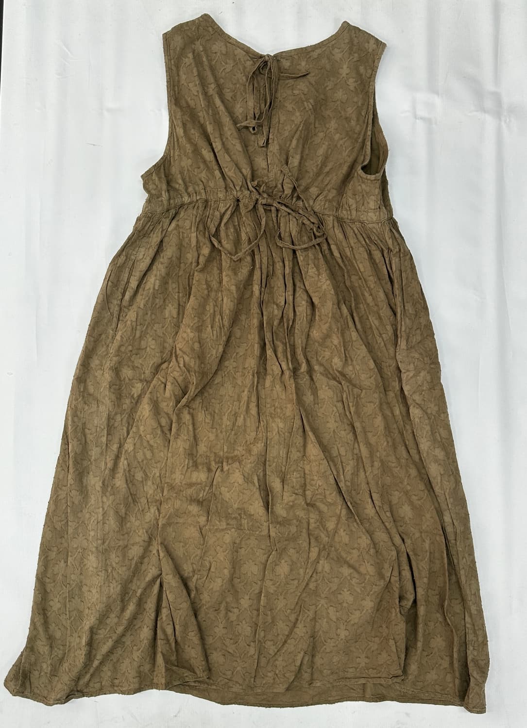 🍵하구미의 에스닉 그런지 코디세트🍵 말차맛 히피 7부 원피스 카키 상품이미지6