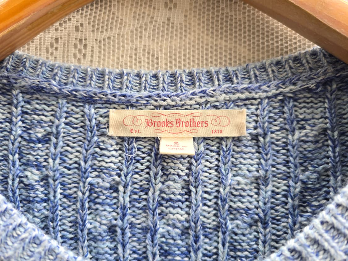 브룩스 브라더스 꽈배기 코튼 가디건 상품이미지3