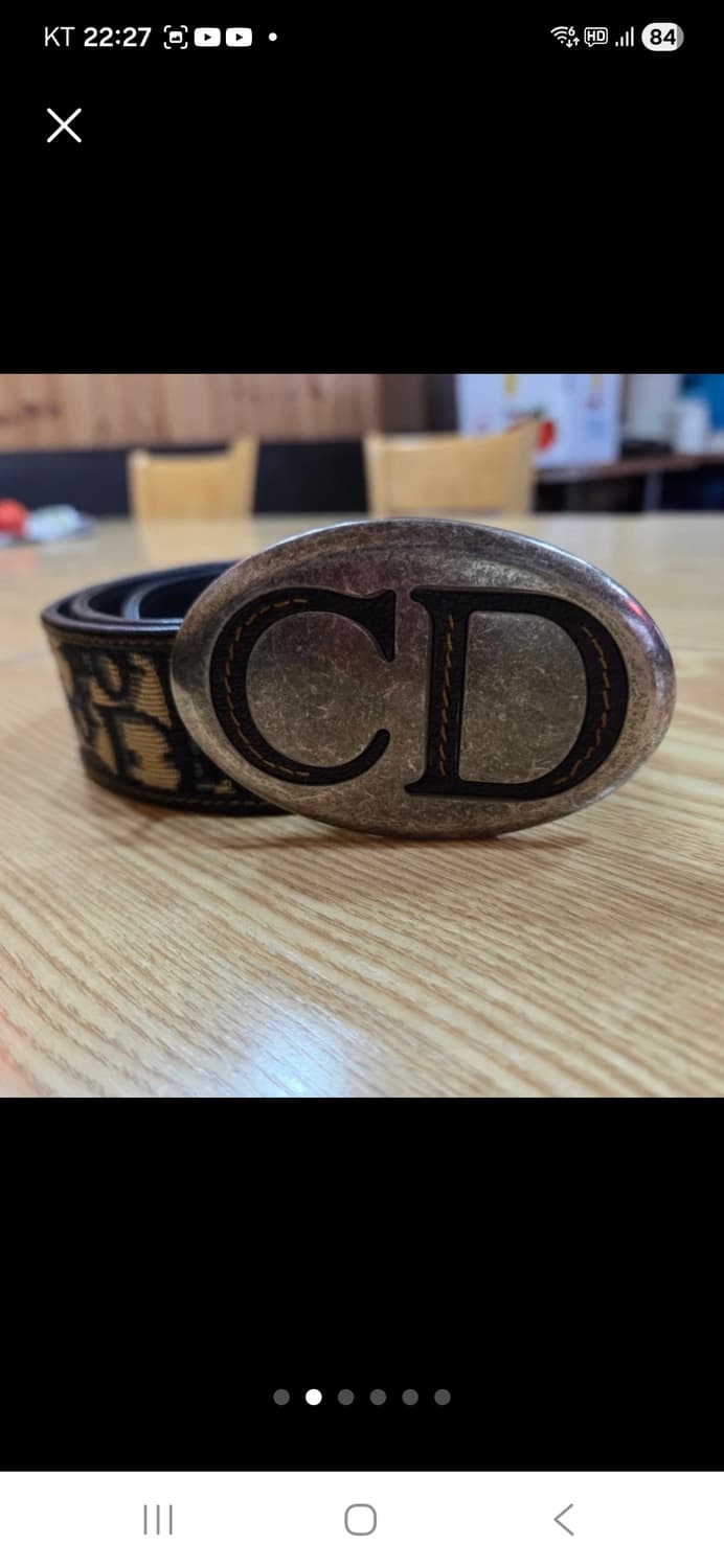 디올 오블리크 벨트 남.녀.공용 상품이미지6