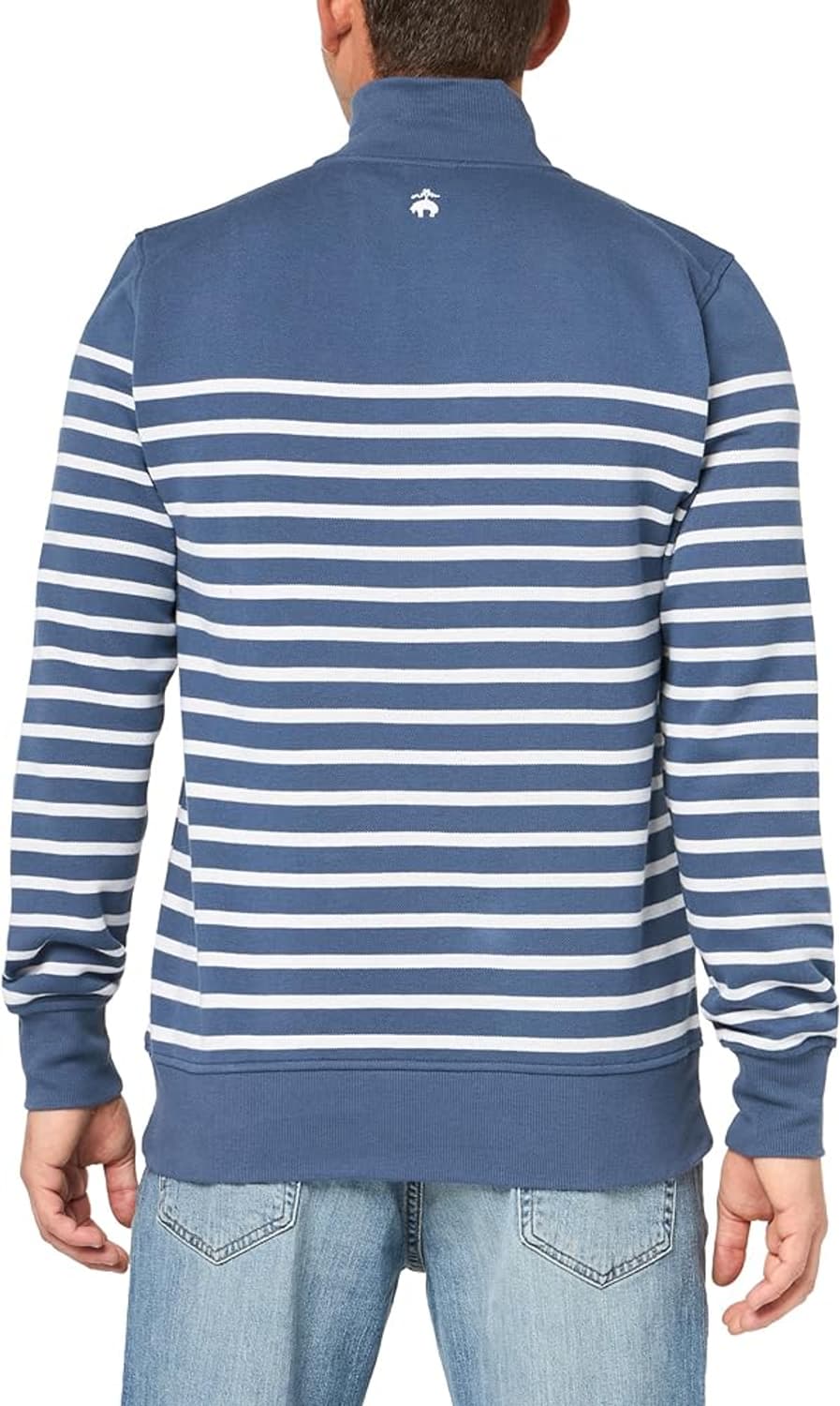 브룩스브라더스 마리너 스트라이프 하프집업 스웨터  상품이미지2