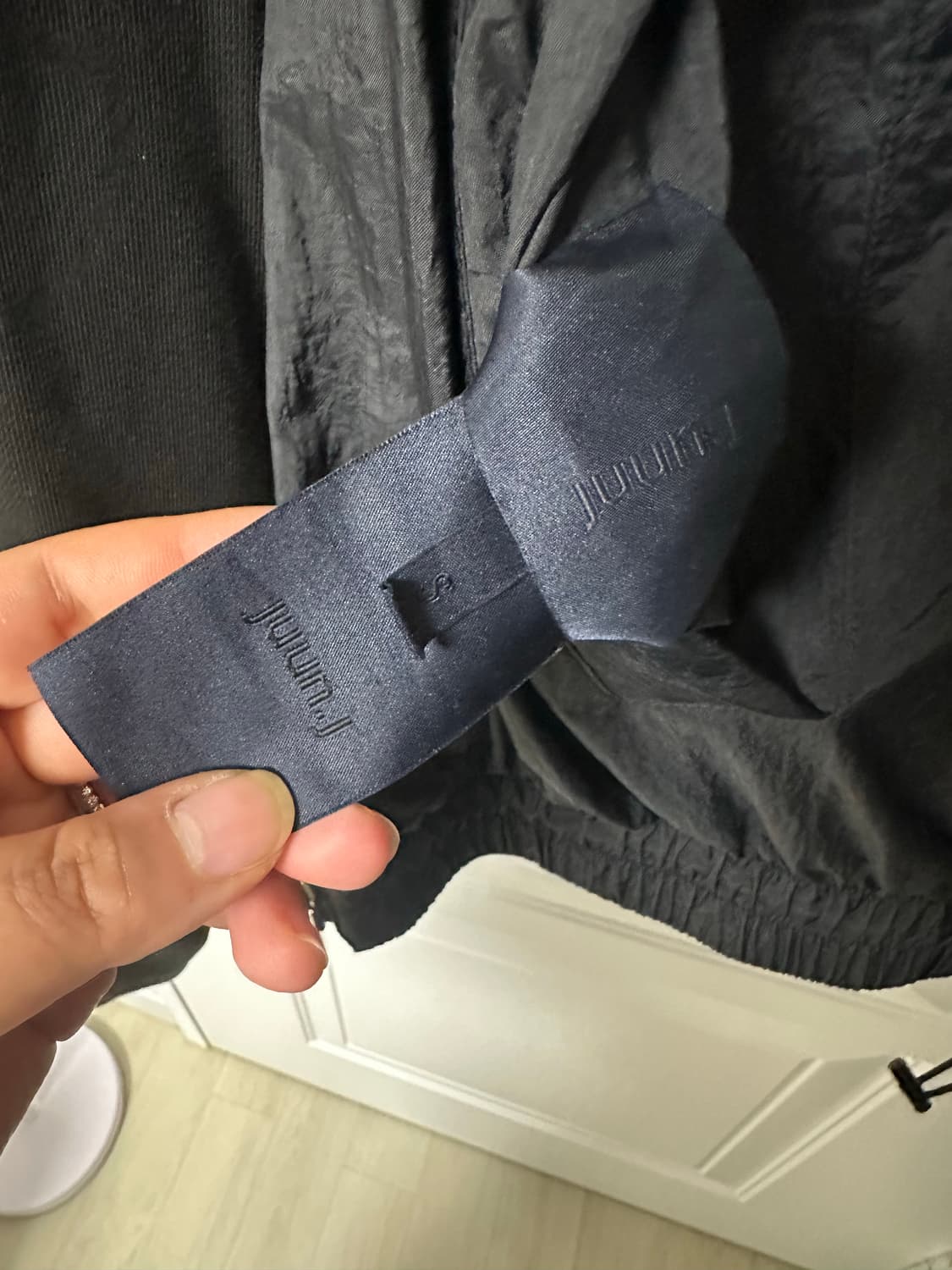 준지 19FW 리버시블 후드집업 블랙 S 상품이미지4