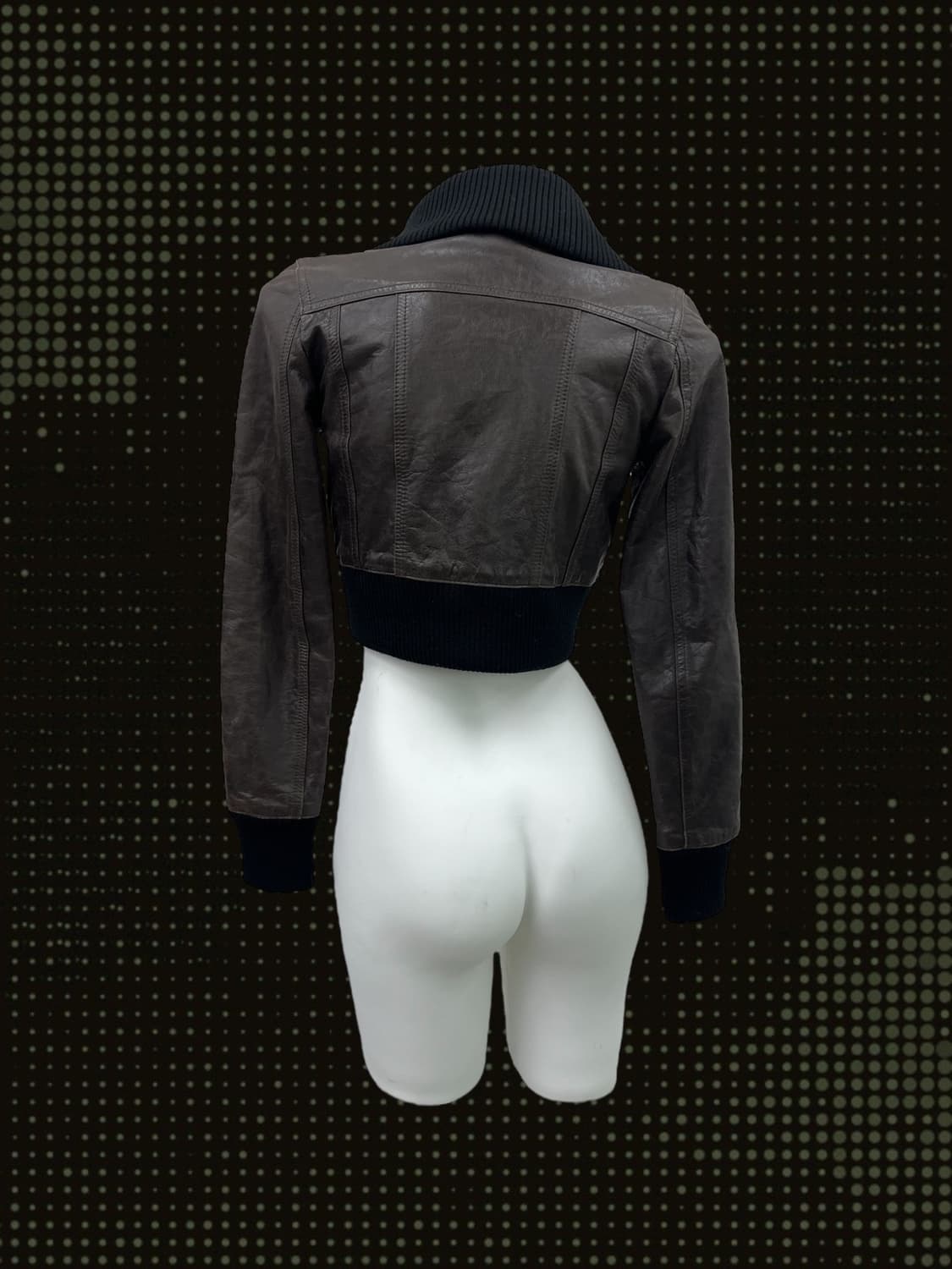 y2k brown 2-way leather jacket  상품이미지5