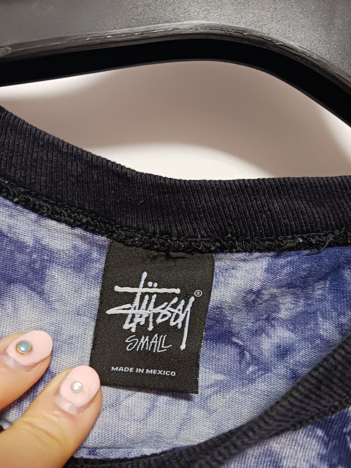 스투시 빈티지 월드투어 타이다이 레글런 티셔츠 상품이미지3