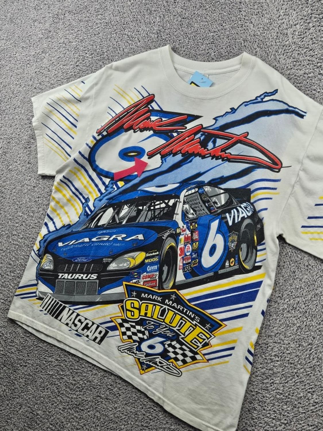 나스카 마크 마틴 레이싱 반팔 티셔츠 ( L ) / 11922 상품이미지4