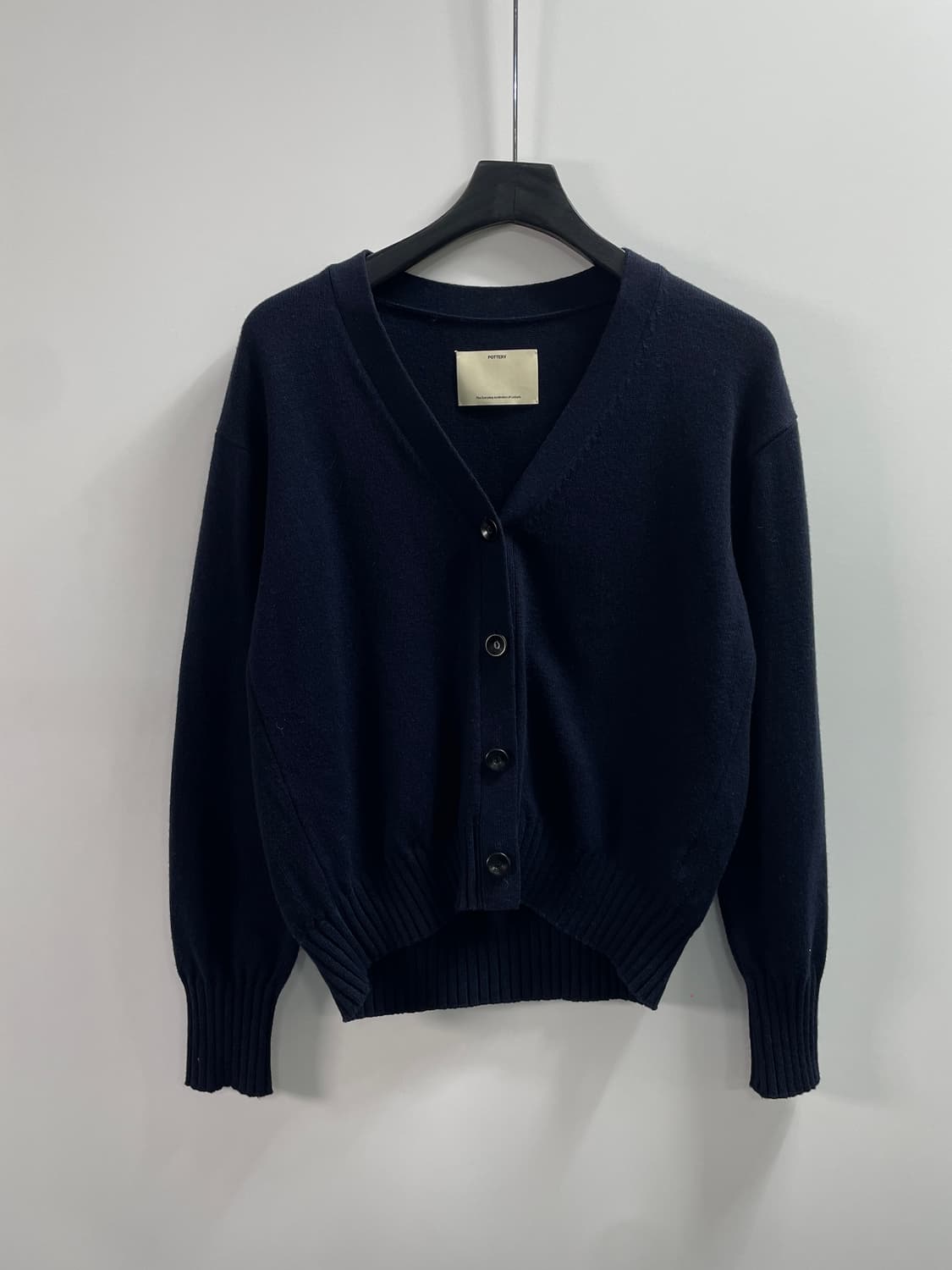 포터리 우먼스 네이비 울 가디건 (on.727) 상품이미지1