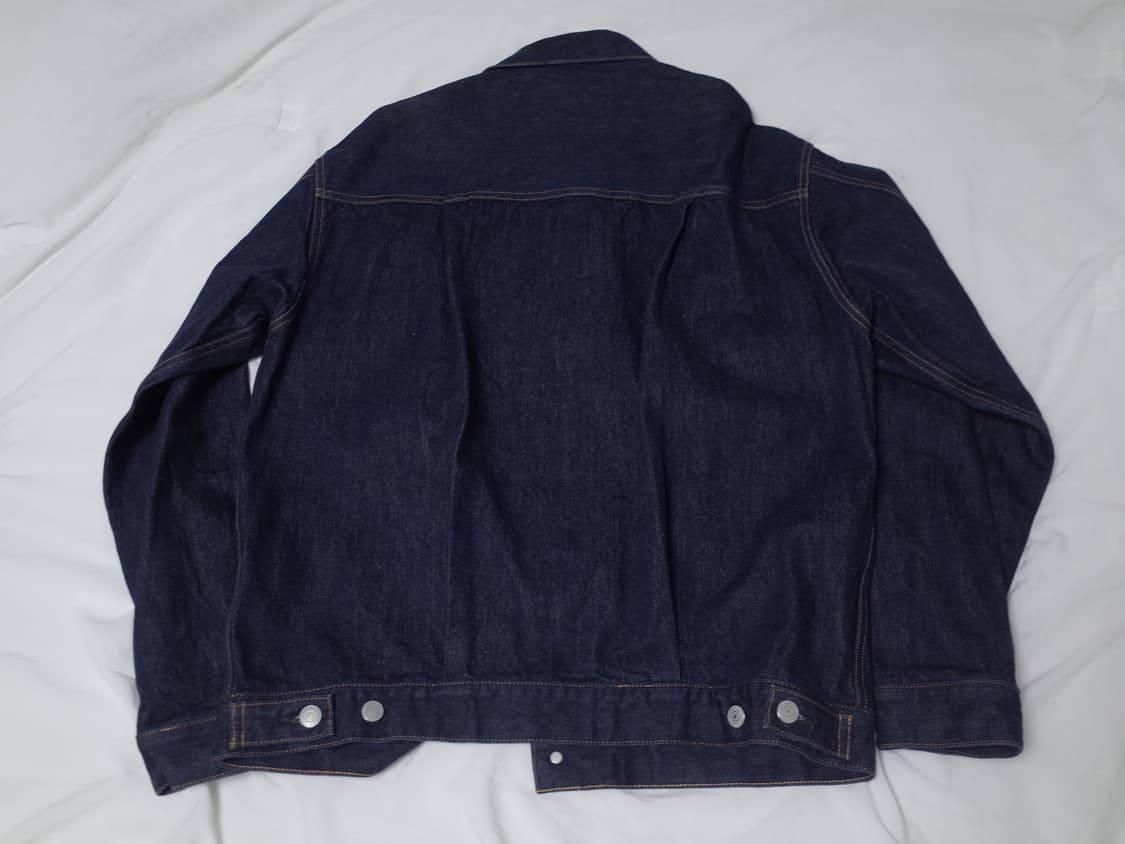 [40] 오디너리 핏츠 타입2 데님 자켓 원 워시 상품이미지4
