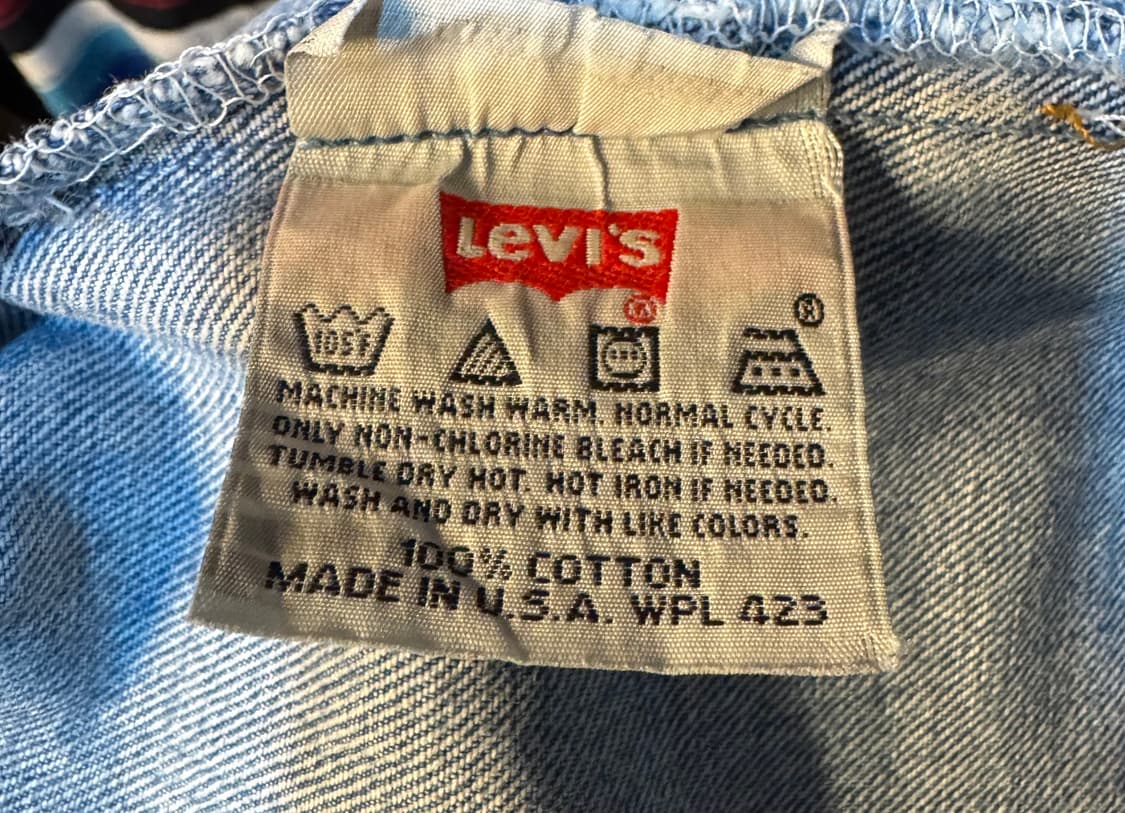 usa 빈티지 리바이스 501 데님 34"(32~33추천) (478) 상품이미지4