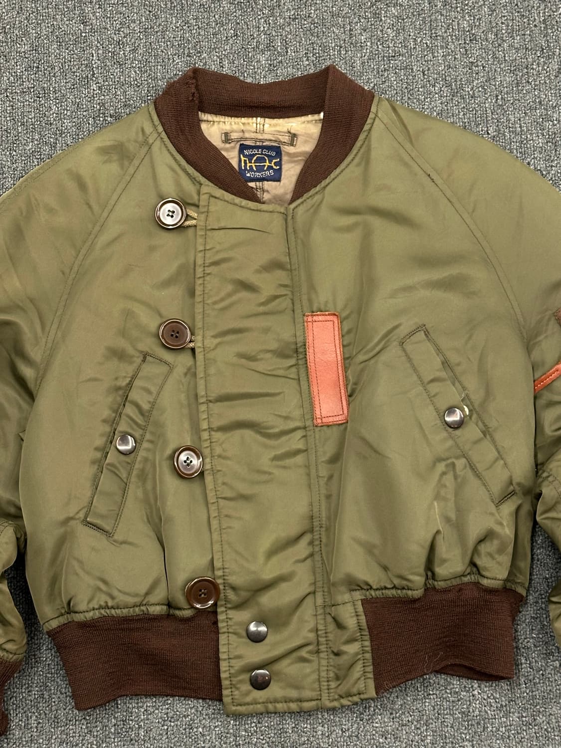 OS)Nicole Club Workers 빈티지 여성 항공점퍼 상품이미지5