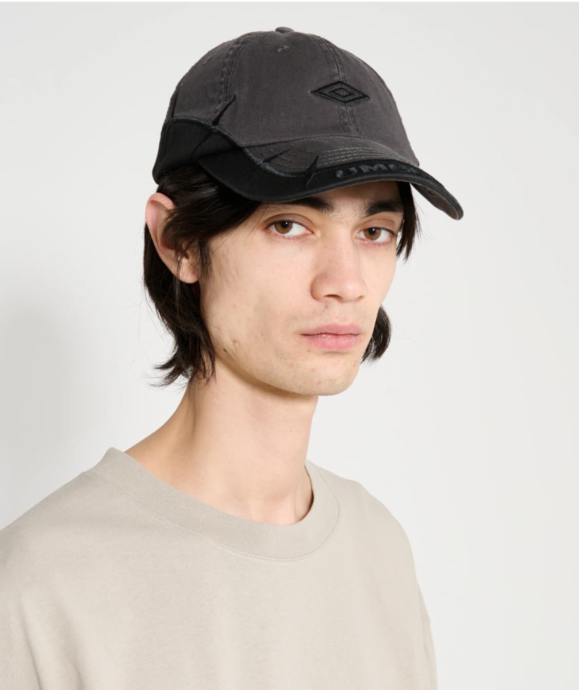 새제품) 엄브로 X 슬램잼 볼캡 모자 블랙 그레이 남자 여자 공용 상품이미지1