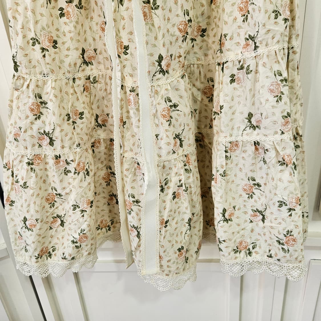 핑크하우스(PINK HOUSE) 로즈 플라워 레이스 원피스 상품이미지4