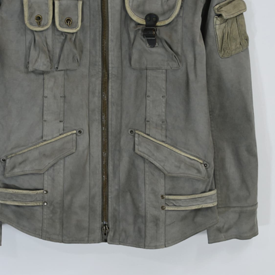 TETE HOMME 빈티지더티워싱밀리터리자켓 상품이미지4