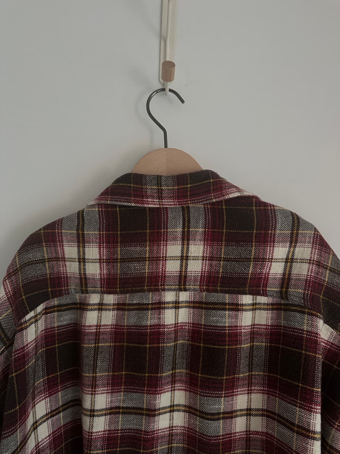 R13 오버사이즈 체크 셔츠 XS 상품이미지4