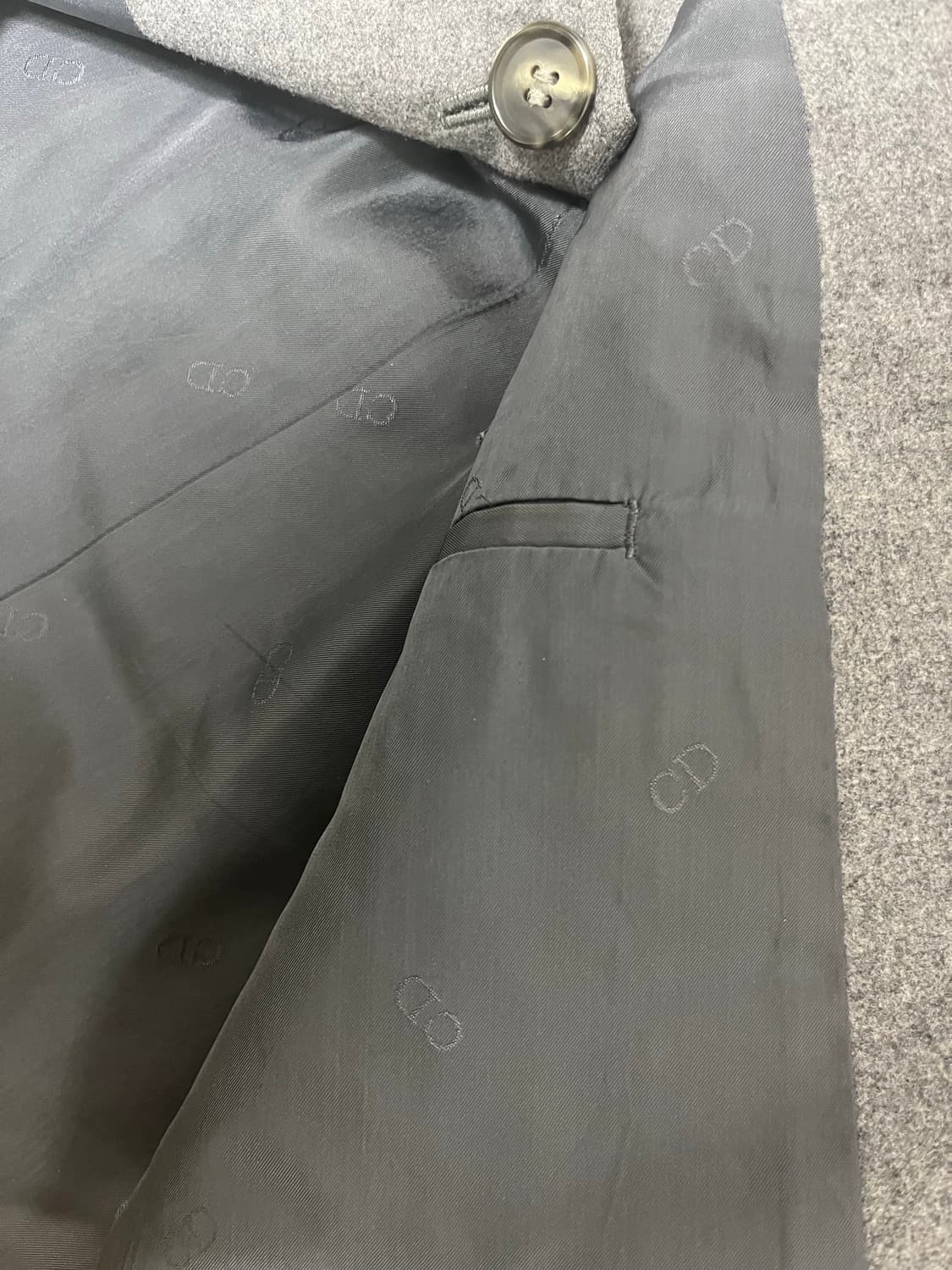 크리스챤 디올 울 그레이 더블 브레스트 셋업 상품이미지5