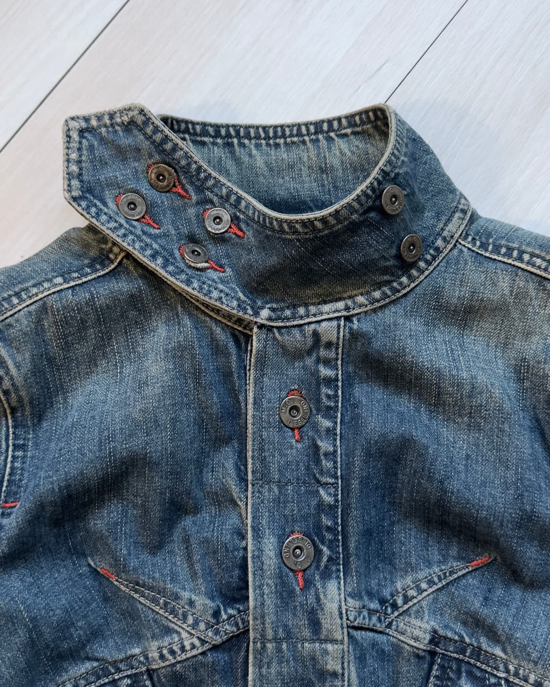 [Diesel] Lace-up Denim Jacket 상품이미지2