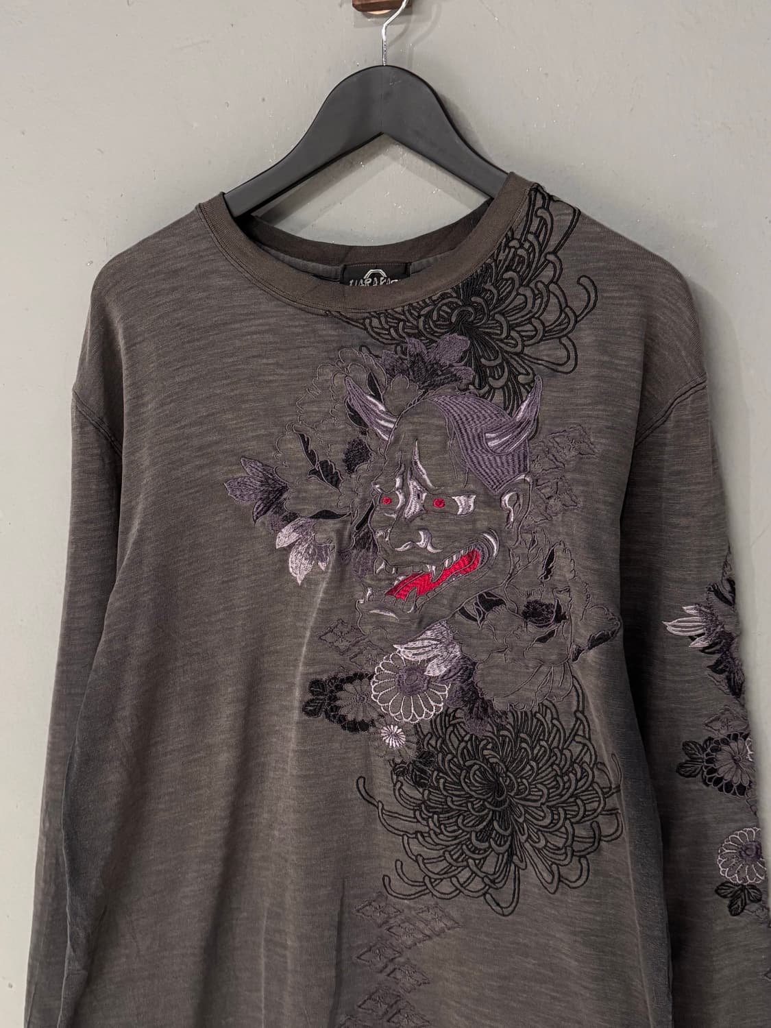 Harakari 오리엔탈 오니 자수 롱슬리브  상품이미지2