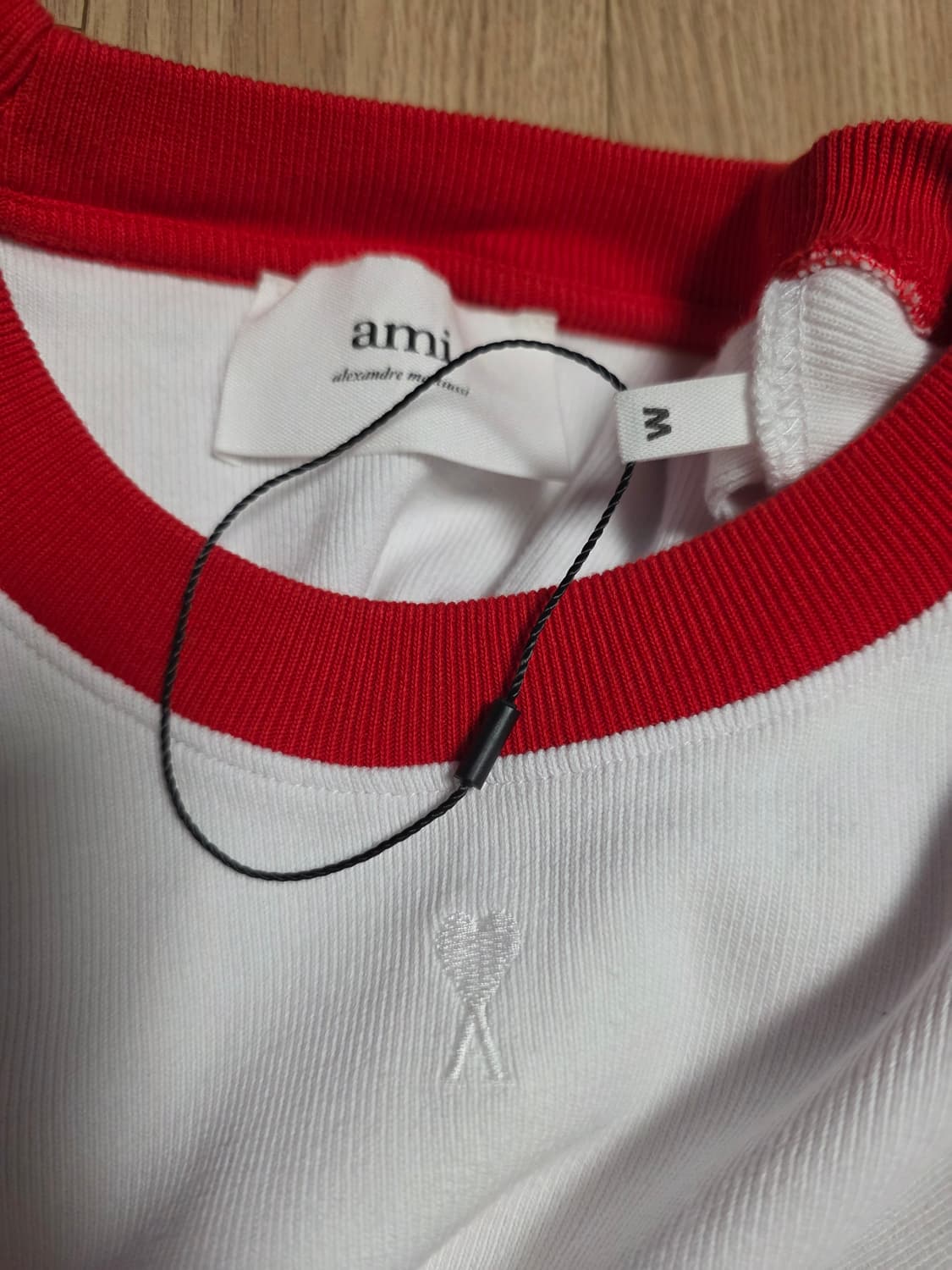 아미 하트로고 코튼반팔티/UTS005.JE0010 상품이미지4