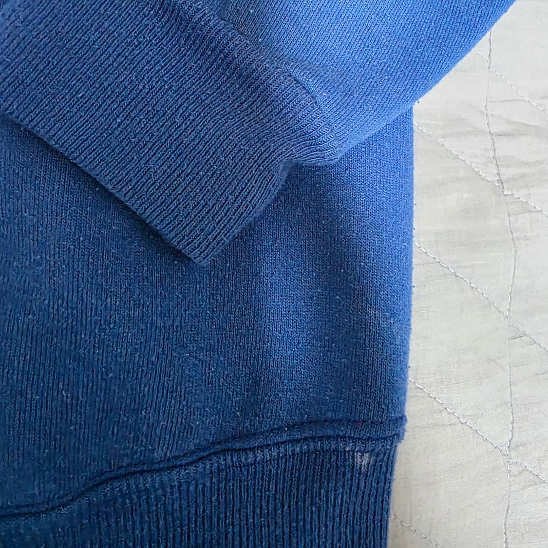 [XL] 70-80s 러셀 애슬레틱 트루빈티지 후드집업 페이드 블루 상품이미지3