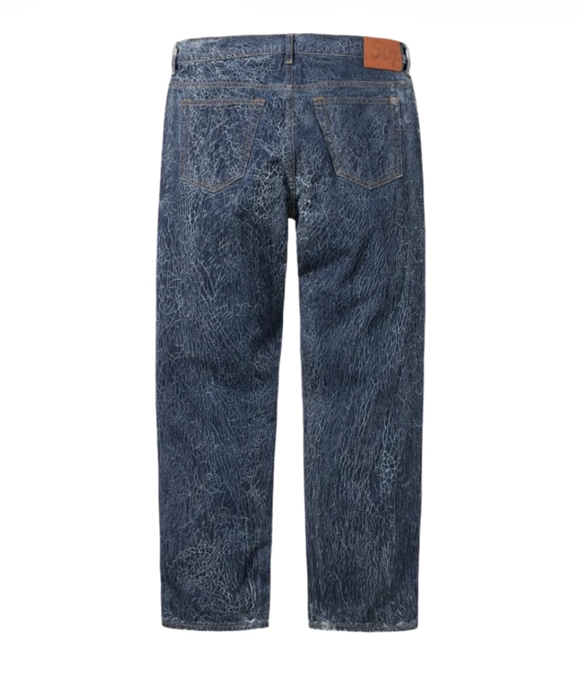 [36] 슈프림 크랙클 레귤러 진 블루 - 23FW 상품이미지2