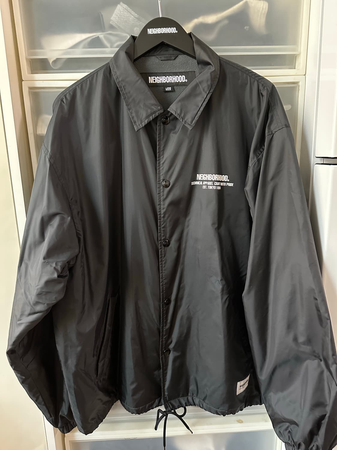 네이버후드 블랙 코치 자켓 L 상품이미지1