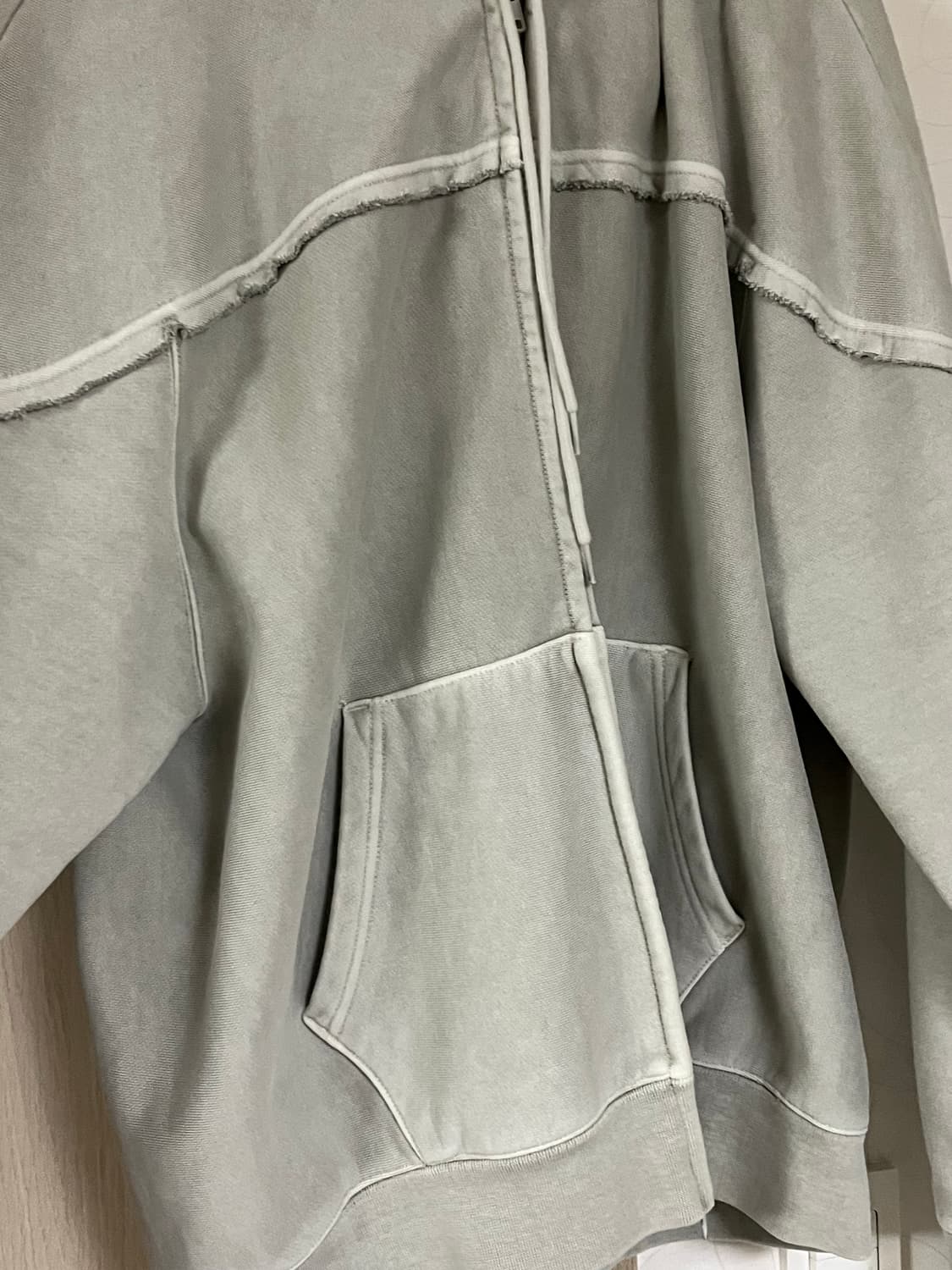 헤리티지플로스 피그먼트 후드집업 팝니다 상품이미지5