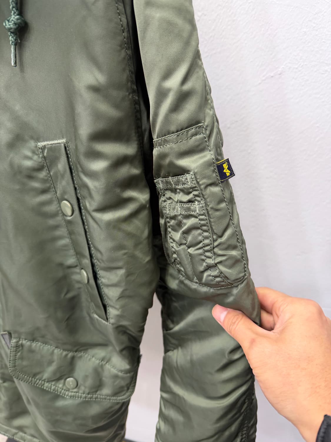 정품) 알파인더스트리 N-3B 항공 패딩 S 상품이미지3