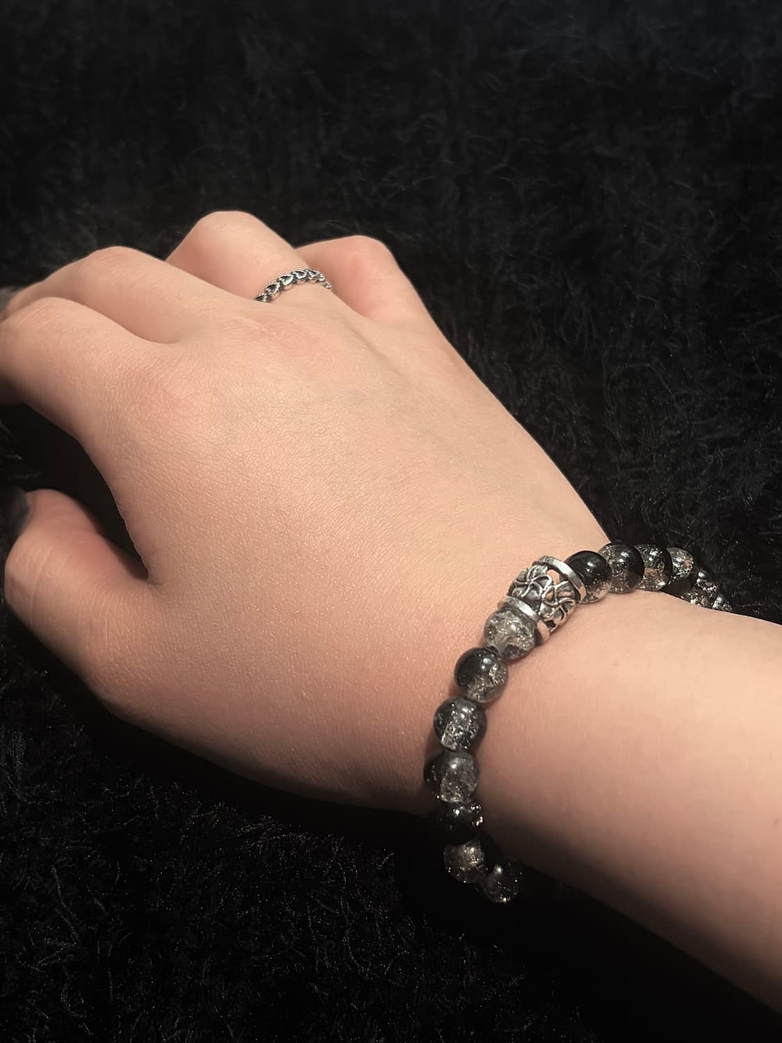 써지컬 링 포인트 원석 염주 팔찌 상품이미지3