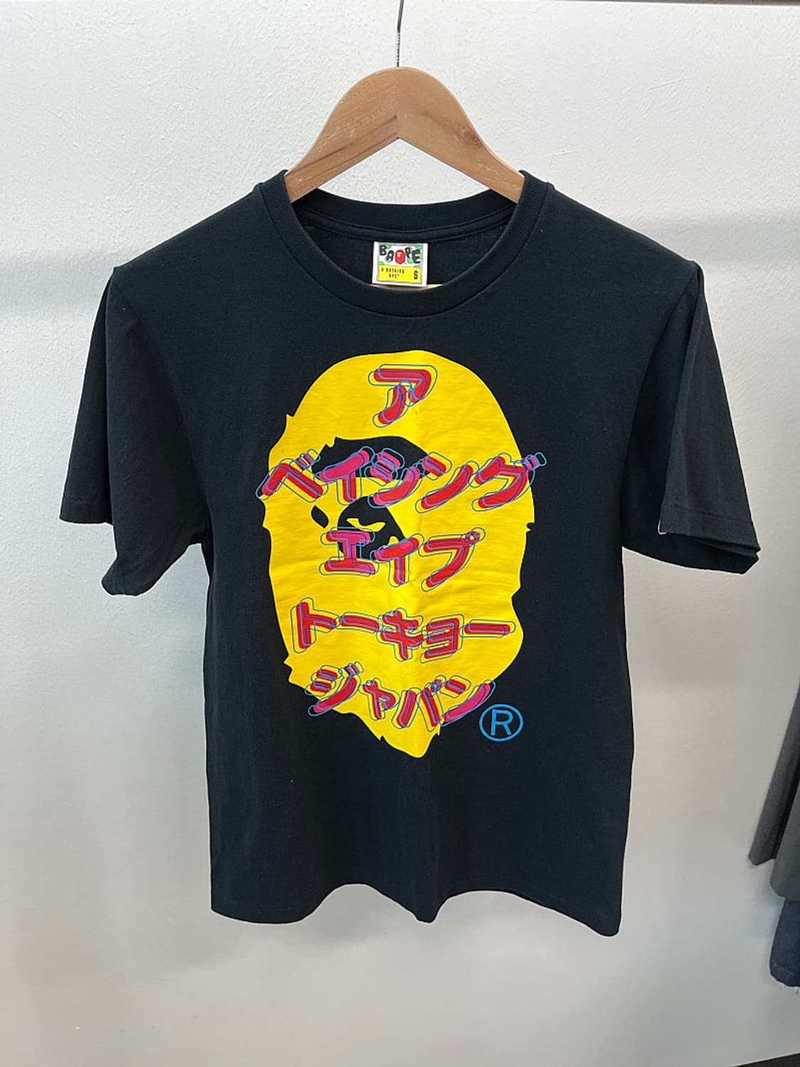 여) 베이프 프린트 반팔티  상품이미지3