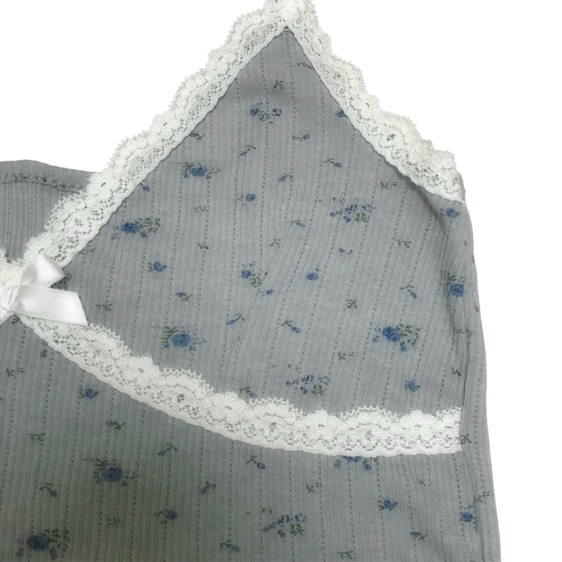 빈티지 레이스 리본 디테일 아일렛 슬리브리스 상품이미지5