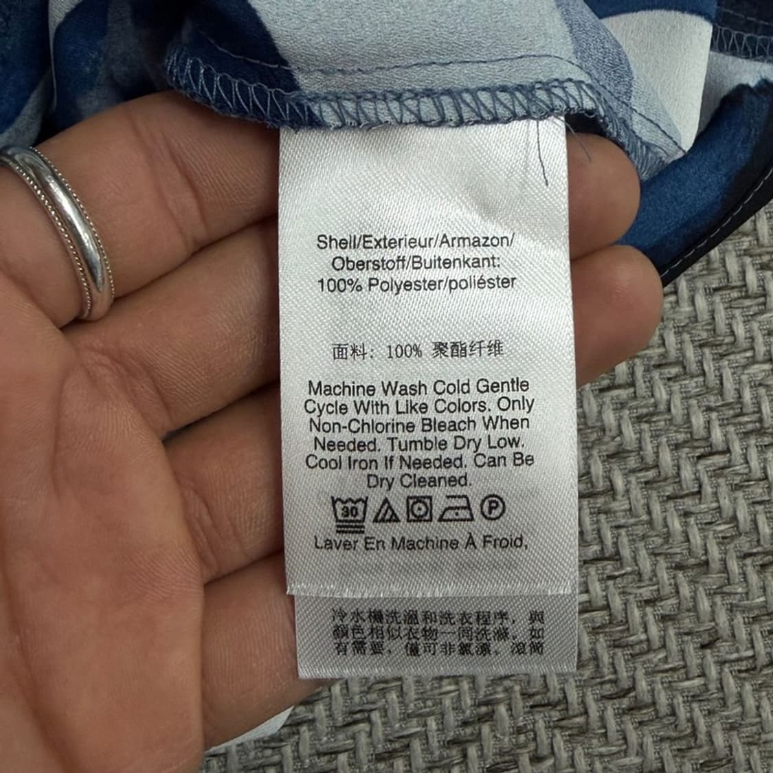 dkny 패턴 블라우스 v4396 상품이미지6