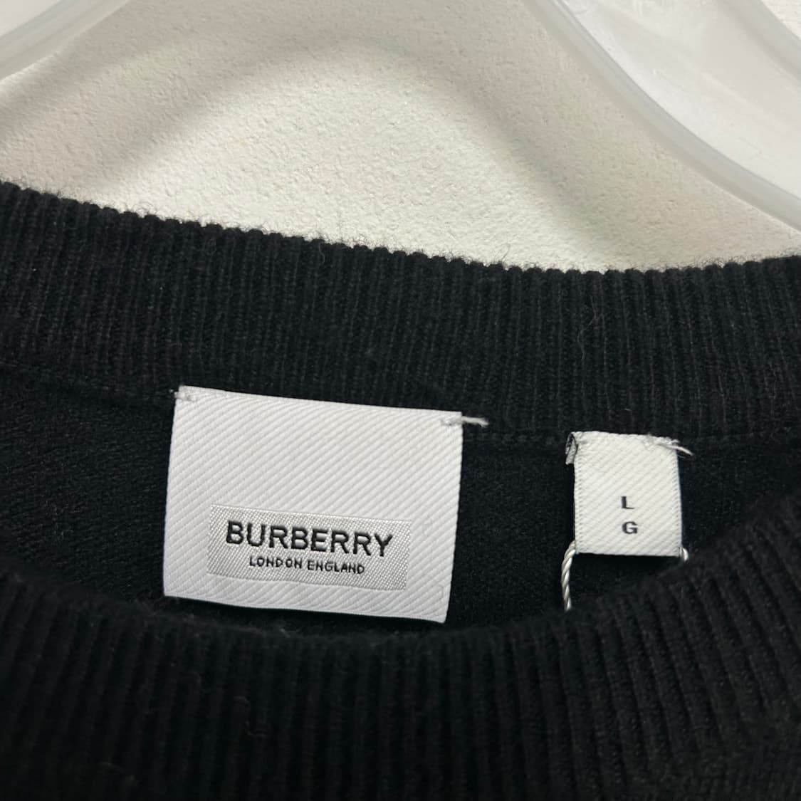 버버리 인타르시아 로고 메리노 울 니트[979] 상품이미지6