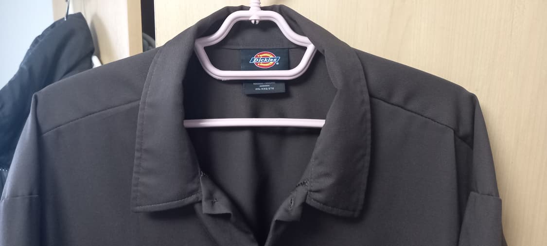 디키즈 574 긴팔 워크셔츠 다크브라운 2XL 상품이미지2