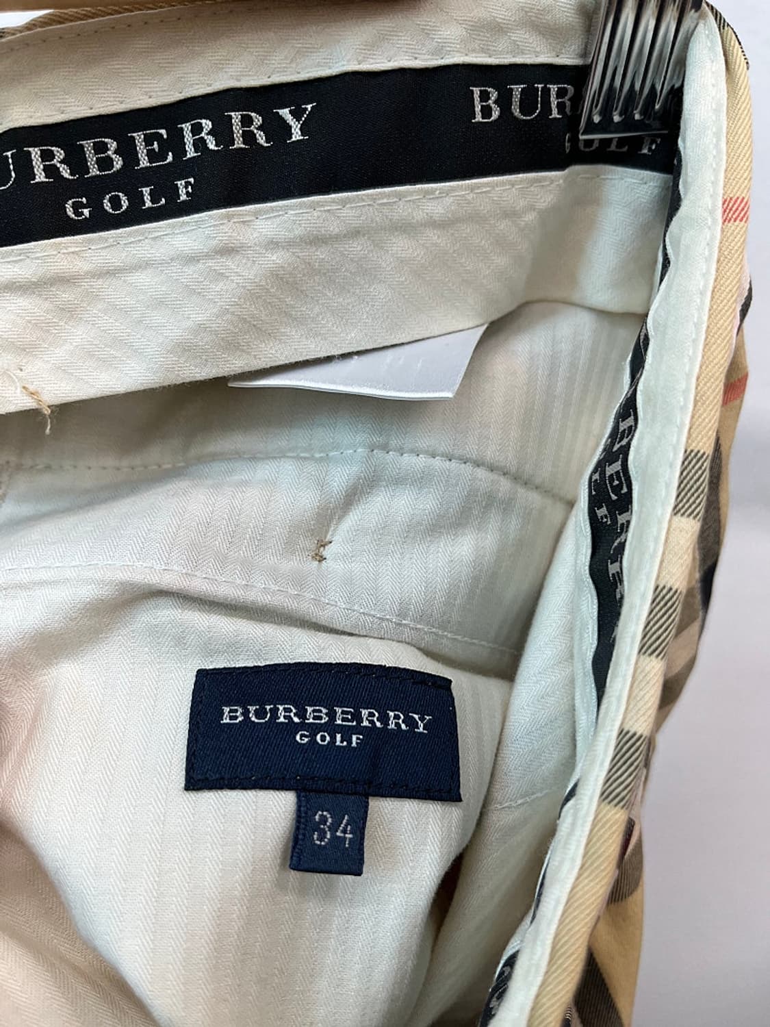 33-34) 버버리골프 노바체크 치노팬츠  상품이미지7