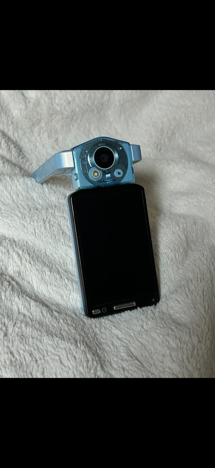 카시오 EX-tr 레트로 디카 블루 (희귀 디카 기종) 셀카용/셀피용 상품이미지2