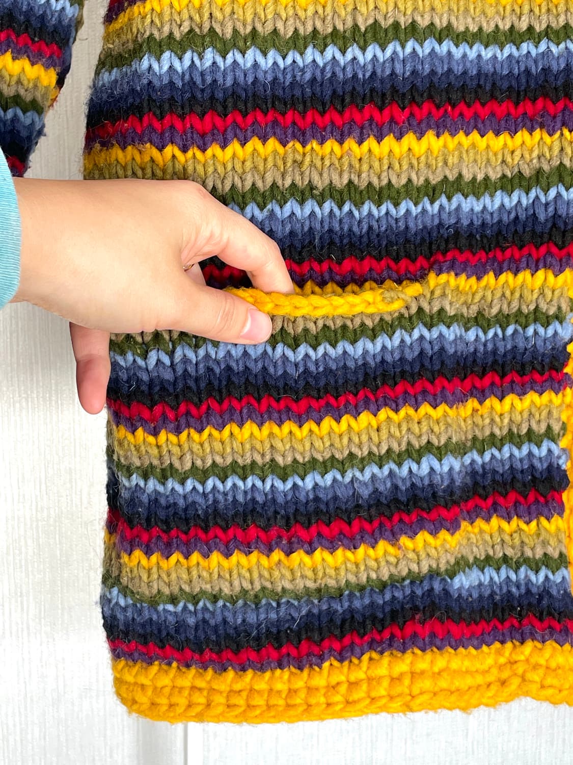 ARTESANIA 에스닉 핸드메이드 니트 가디건 상품이미지9