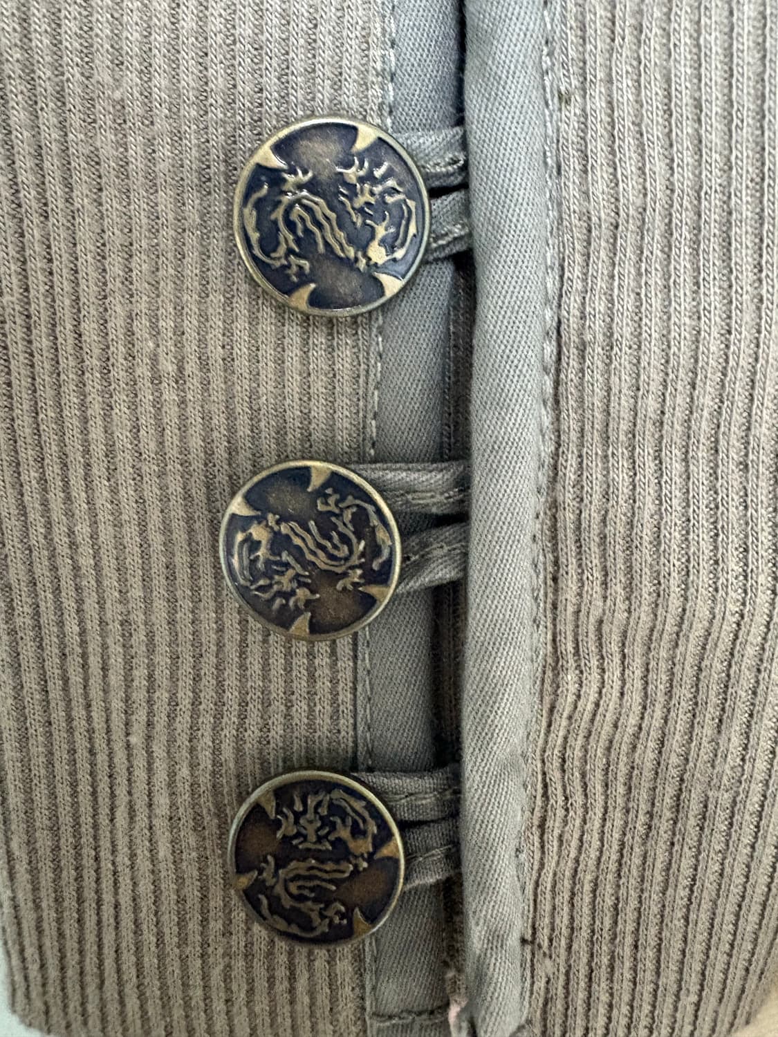 빈티지 ozz croce 오즈온 드래곤자수 야상 재킷 원피스 상품이미지5